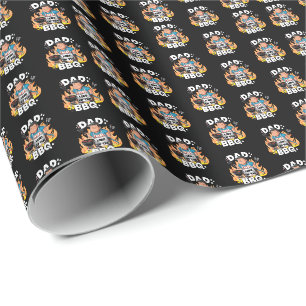 Lord of The Bbq, Best Dad Father's Day Wrapping Paper