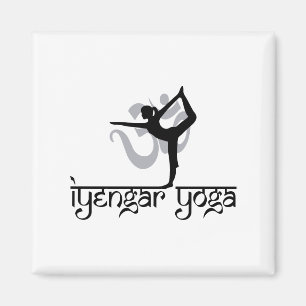 Lord of The Dance Pose Iyengar Yoga Magnet
