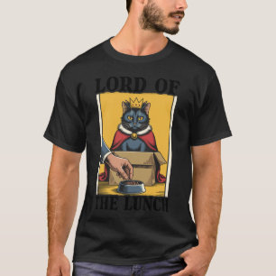 Lord Of The Lunch Cat Lover Cat In Box Funny Cat T-Shirt