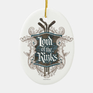 Lord Of The Rinks (Hockey) Ceramic Ornament