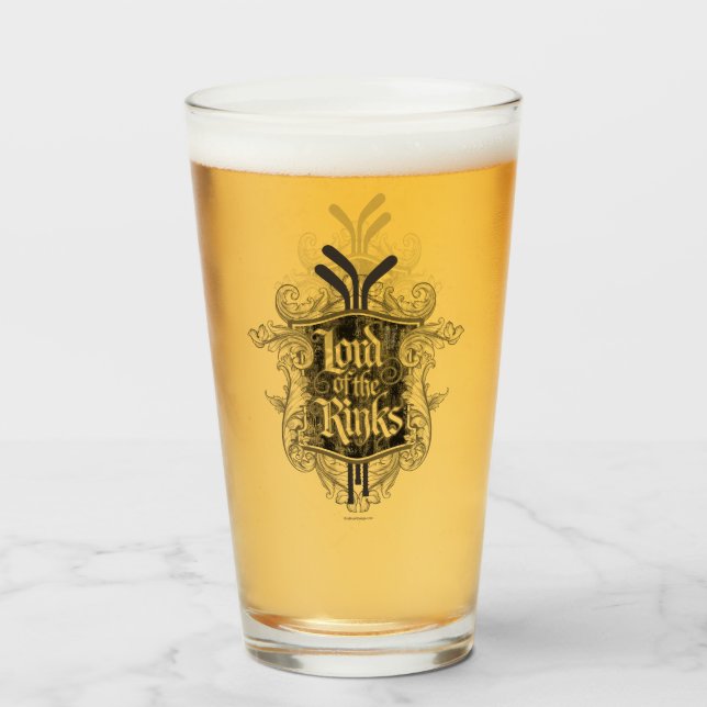 Lord Of The Rinks (hockey) Glass (Front Filled)