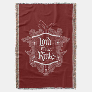 Lord Of The Rinks (Hockey) Throw Blanket