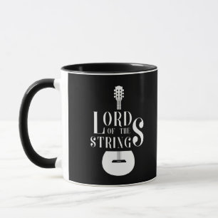 Lord Of The String Guitar TShirt Mug