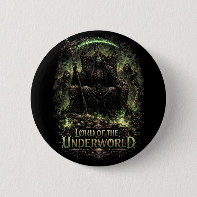 Lord of the Underworld 2 Inch Round Button (Front)