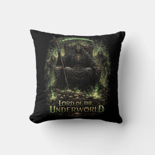 Lord of the Underworld Throw Pillow