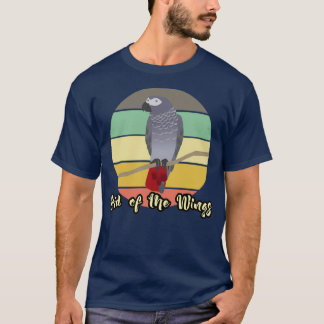 Lord of the Wings African Grey Parrot Lover and Pe T-Shirt