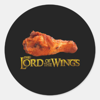 Lord Of The Wings - Funny Bbq And Chef Gift  Classic Round Sticker
