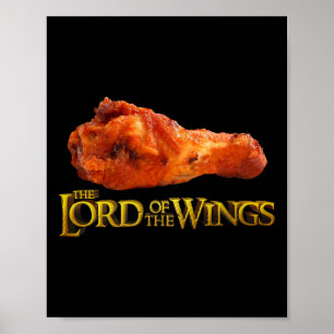 Lord Of The Wings - Funny Bbq And Chef Gift  Poster