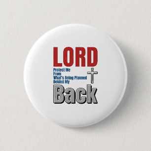 Lord Protect Me Christian Faith Shirt Design_1 2 Inch Round Button