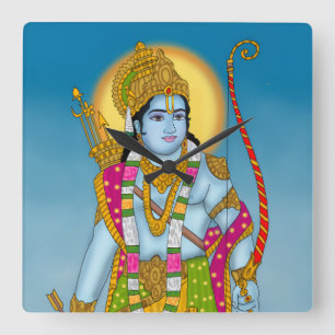 Lord Ram Wall Clock
