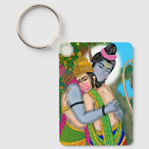 Lord Rama & Hanuman Keychain
