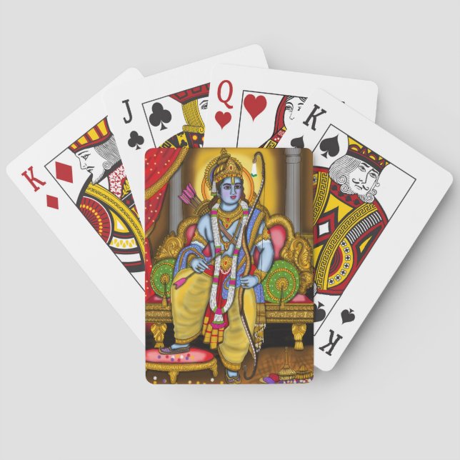 Lord Rama Playing Cards (Back)