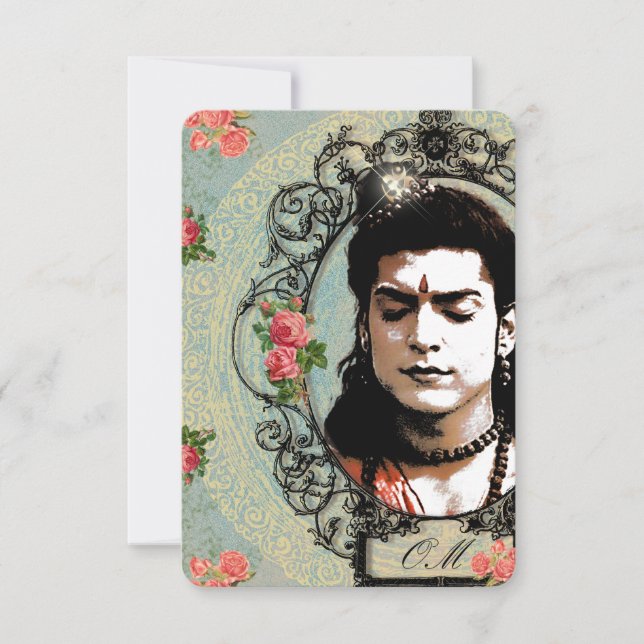 Lord Rama - Reply Card, RSVP Card (Front)