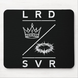 Lord Saviour Crown Christian God Jesus Bible Men W Mouse Pad