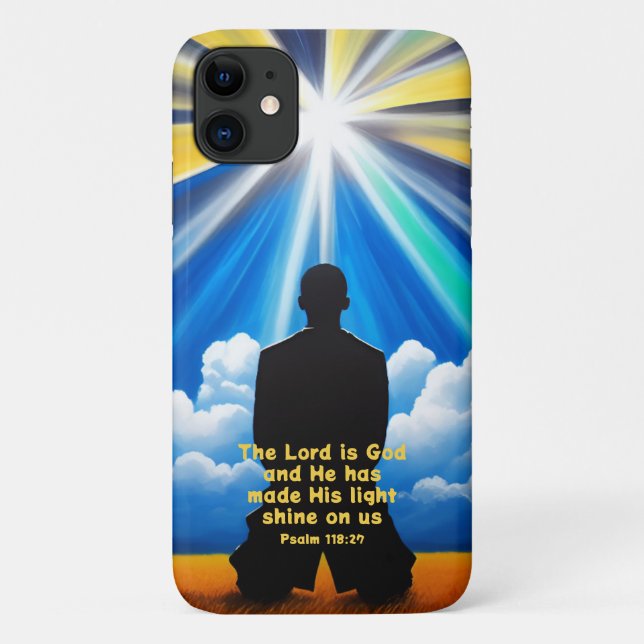 Lord Shine Your Light iPhone Case (Back)