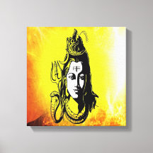 Lord Shiva beautiful painting on canvass