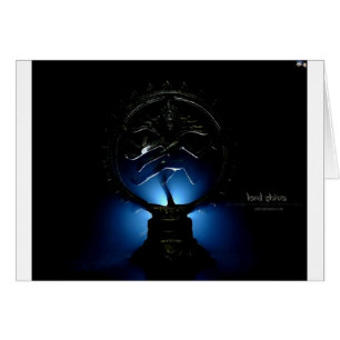 Lord Shiva Blue Background.