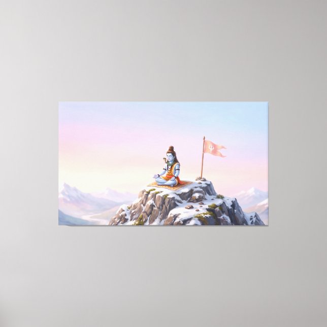 Lord Shiva Canvas Print (Front)