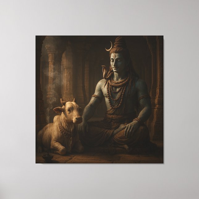 Lord Shiva Canvas Print (Front)