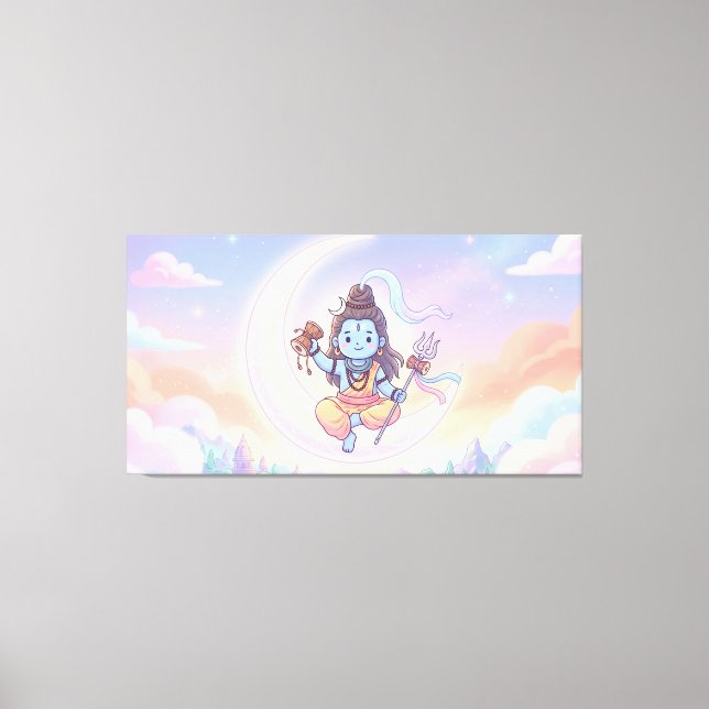Lord Shiva Canvas Print (Front)