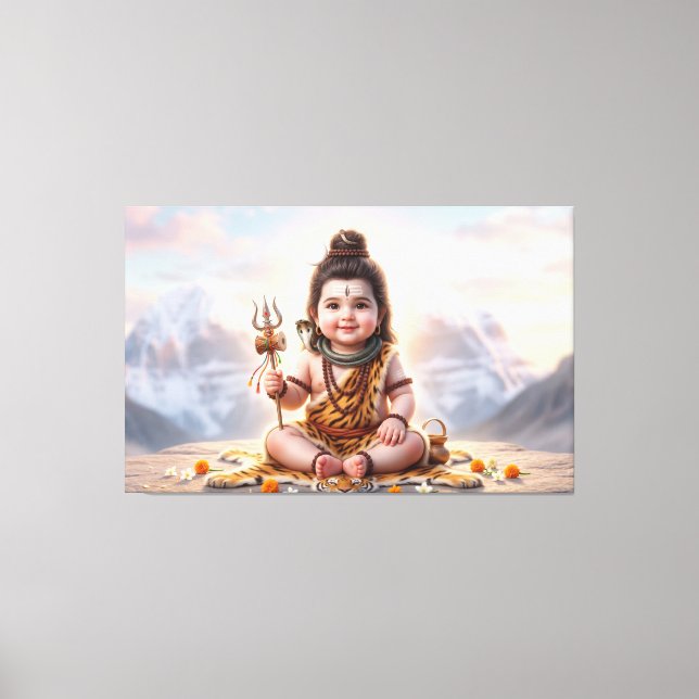 Lord Shiva Canvas Print (Front)