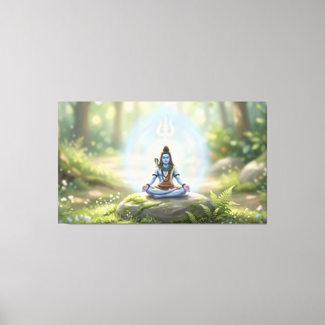 Lord Shiva Canvas Print (Front)
