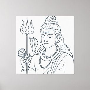 Lord Shiva Canvas Print