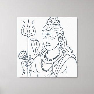 Lord Shiva Canvas Print