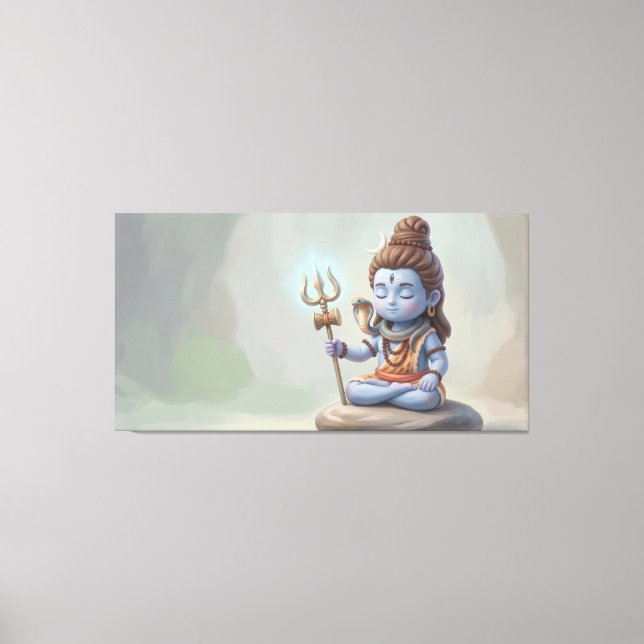 Lord Shiva Canvas Print (Front)