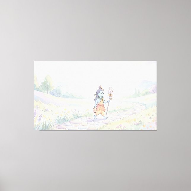 Lord Shiva Canvas Print (Front)