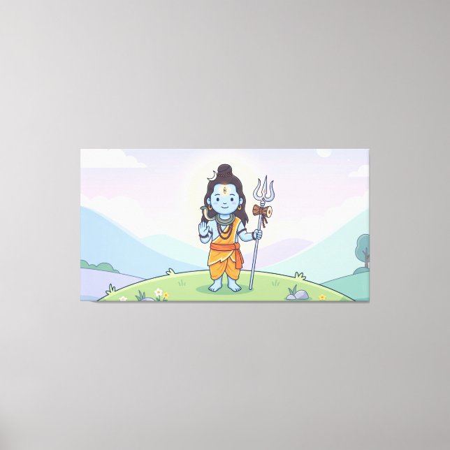 Lord Shiva Canvas Print (Front)