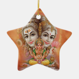 Lord Shiva Ceramic Ornament
