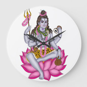 Lord Shiva Clock – Wall Decor & Home Decor