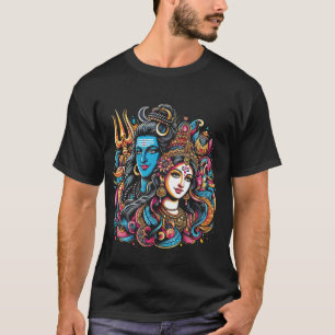 Lord Shiva Durga Hindu God Mahadeva Goddess Goddes T-Shirt