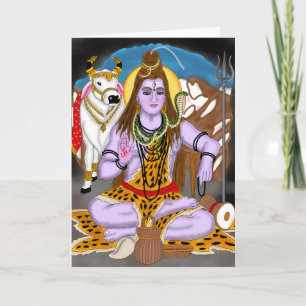 Lord Shiva Greeting Card