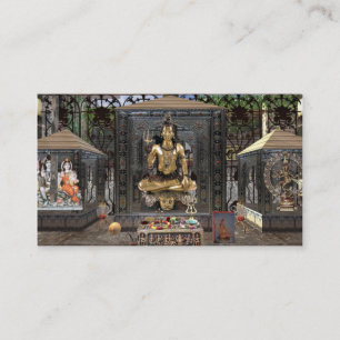 Lord Shiva Hindu Temple Business Cards, 100 pack Card