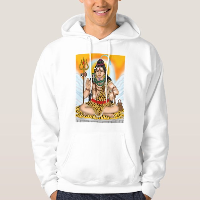 Lord Shiva Hoodie for Men (Front)