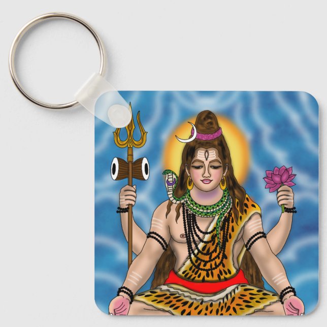 Lord Shiva  Keychain (Front)