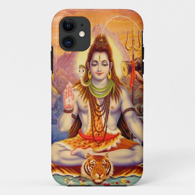 Lord Shiva Meditating iPhone 5 Case (Back)