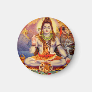 Lord Shiva Meditating Magnet