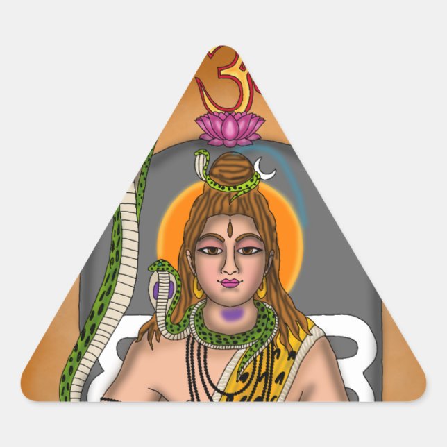 Lord Shiva Sticker (Front)