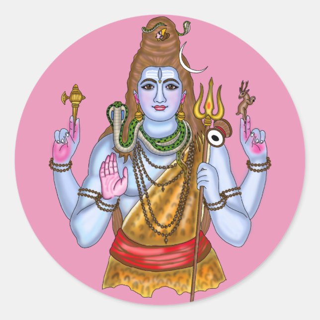 Lord Shiva Sticker (Front)