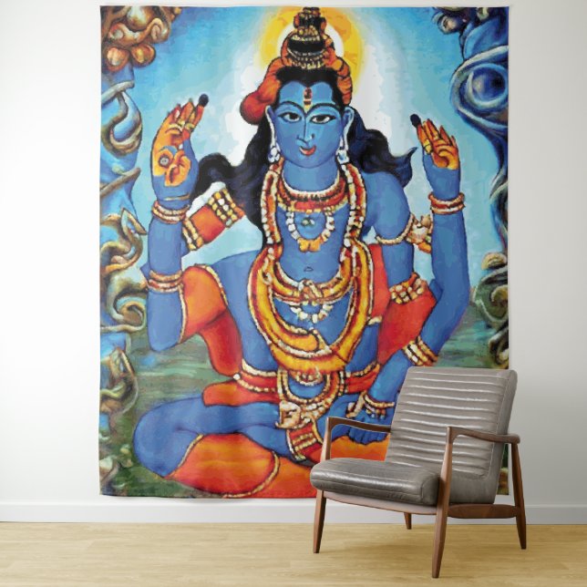 Lord Shiva - Tapisserie (En situation)