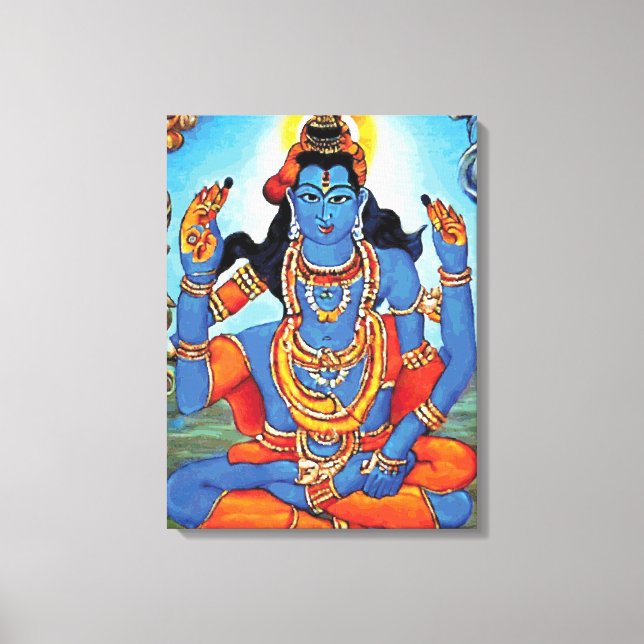 Lord Shiva - Toile enveloppée (Recto)