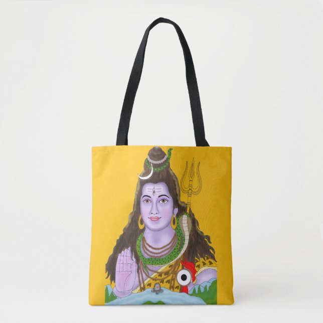 Lord Shiva Tote Bag (Front)