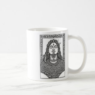 Lord Shiva Traditional Indian Mehendi And Mandala Coffee Mug
