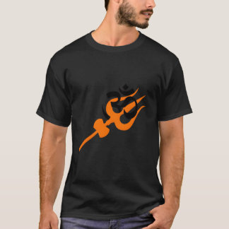 Lord Shiva Trishul And Om Spiritual T-Shirt
