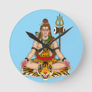 Lord Shiva Wall Clock