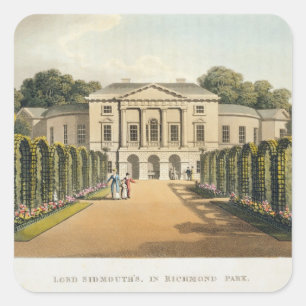 Lord Sidmouth's, in Richmond Park, from 'Fragments Square Sticker