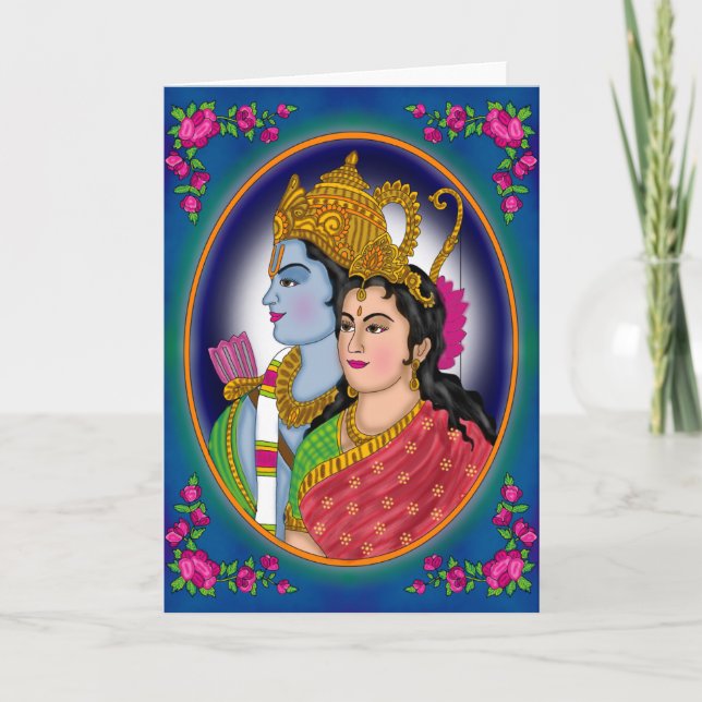 Lord Sitaram Greeting Card (Front)